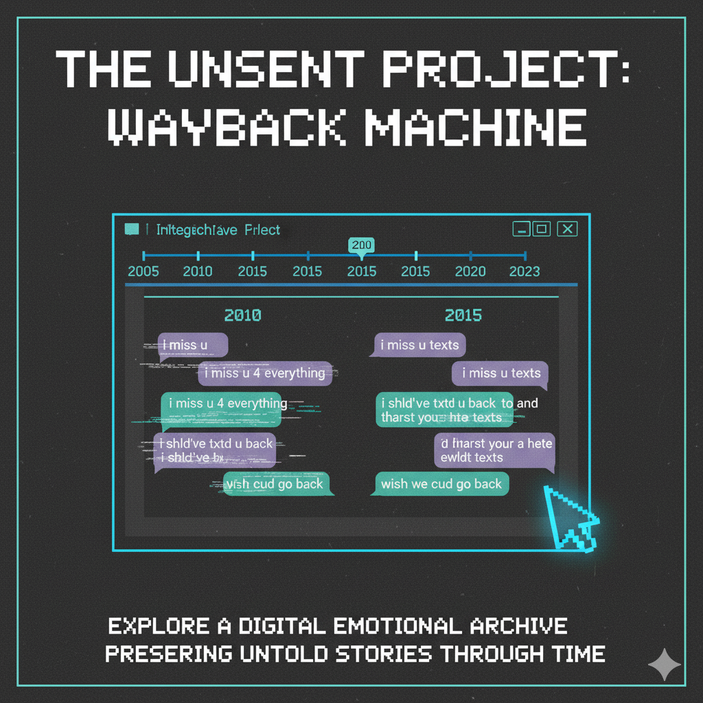 Unsent Project Wayback Machine
