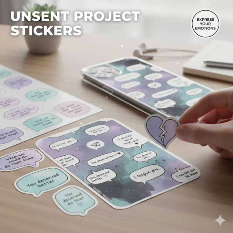 Unsent Project Stickers